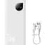 Портативна батарея Baseus Adaman 2 Digital Display Fast Charge Power Bank 10000 mAh 30W PPAD040002 White - мініатюра 3