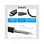 Кабель мультимедійний HDMI M to HDMI M 2.0m 8K cotton braided black Vention (AAUBH) - мініатюра 6