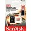 Карта пам'яті MICRO SDHC 32GB UHS-I SDSQUA4-032G-GN6IA SANDISK - мініатюра 2