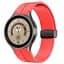 Браслет Cls-black для Samsung Galaxy Watch 5 - красный ширина крепления 20мм силикон Watchbands (W34-3WB12227561) - миниатюра 2