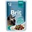 Вологий корм для дорослих котів Brit Premium Cat філе яловичини в соусі 85 г - мініатюра 1