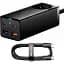 МЗП Baseus GaN3 Pro Desktop Powerstrip AC+2USB+2Type-C 65 W с Xiaobai Series Fast Charging Cable Type-C to Type PSZM000901 - миниатюра 1