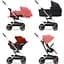 Прогулянкова коляска Cybex Eezy S Twist+ 2 SLV Hibiscus Red, коралова (522001127) - мініатюра 4
