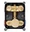 Душова система Rea Lungo brushed gold з термостатом + BOX прихованого монтажу REA-P8551, Золотий - мініатюра 7