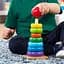 Пірамідка Melissa&Doug дерев'яна райдужна (MD10576) - мініатюра 5