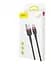 Кабель Baseus Cafule Series Cable USB to Type-C 3A 0.5m CATKLF-A91 Black-Red - миниатюра 5
