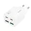 Адаптер мережевий HOCO Fundador four-port charger set N56 |2USB/2Type-C, 30W/3A, PD/QC| - мініатюра 1