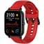 Ремінець силіконовий BeWatch для Xiaomi Amazfit BIP/GTS/GTR L 20 мм Червоний (1010344) - мініатюра 1