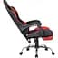Крісло ігрове Defender Pilot, 60мм поліуретан, Black/Red (64354) - мініатюра 3
