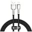 Кабель Baseus Cafule Series Metal Data Cable USB to Lightning 2.4A 2 м Чорний - мініатюра 1