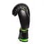 Дитячі рукавиці для боксу Power Play PP 3004, Black/Green - 8 унцій - мініатюра 2