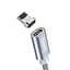 USB Cable Hoco U40A Magnetic Adsorption Lightning Grey 1.2m - миниатюра 2