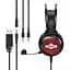 Hаушники игровые Hoco W101 Streamer gaming headphones LED подсветка - миниатюра 1