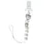 Ланцюжок для пустушки "Слон" Mega Zayka MGZ-0508(White) силіконовий - мініатюра 1