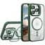 Чохол із підставкою MagSafe TPU PC Metal Stand Case Apple iPhone 15 Pro Max Green - мініатюра 1
