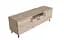 Тумба Лестер на конусних ніжках Ferrum-decor 48x139x38 Чорний метал ДСП Дуб Сан-Марино 16 мм (FRD-106806) - мініатюра 2