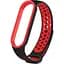 Ремешок Becover Vents Style для Xiaomi Mi Smart Band 7 Black-Red (710506) - миниатюра 1