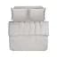 Постільна білизна Lotus Home Washed cotton - Solid light antracite євро - мініатюра 1