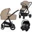 Коляска 3 в 1 Lionelo Bianka 3 в 1 Beige Sand (LO-BIANKA 3IN1 BEIGE SAND) - мініатюра 1
