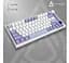 Клавиатура игровая механическая беспроводная Ajazz AK-820WP PRO White-Purple RGB Gift Switch Hot-Swap 2.4G/Bluetooth/USB - миниатюра 16