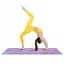 Килимок (мат) спортивний 4FIZJO PU 183 x 68 x 0.4 см для йоги та фітнесу 4FJ0589 Violet (P-5907739319548) - мініатюра 16