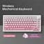 Ігрова механічна клавіатура Akko 5075 V3 / Три режими підключення / Frost Pink Switch / Pink - мініатюра 2