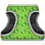 Шлея для собак м'яка Waudog Clothes з QR паспортом Авокадо, S1, 40-45х29-31 см (2961) - мініатюра 2