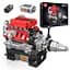 Конструктор двигун Mould King Ferrari V8 моторизований восьмициліндровий для дітей та дорослих мотор 750 деталей - мініатюра 1
