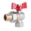 Кран кульовий "Американка" SD Plus 1/2" ВЗ кутовий SD222NW15PN40 - мініатюра 1