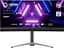 Монітор 27" Lorgar 34MP1 MiniLED Curved UWQHD VA 180Hz (LRG-34MP1W180C-GY) - мініатюра 1