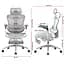 Офісне крісло Sihoo DORO C300 Pro Mesh White with footrest (DORO-C300-PRO-M102-JT) - мініатюра 15