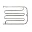 Водяной полотенцесушитель Kosser Фокстрот 32 Спіралеподібний 530х700 ФС04, Хром - миниатюра 2
