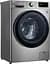 Пральна машина LG з фронтальним завантаженням F2V9HS9T, 7кг, 1200, A+++-20%, Пар, глибина 45см, Дисплей, Інвертор, Сріблястий (F2V9HS9T) - мініатюра 2