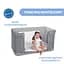 Кроватка Chicco Next2Me Forever 3 в 1 Серая (79650.61) - миниатюра 5