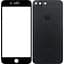 Захисне скло Toto Metal Tempered Glass 0.2 mm front and back iPhone 7 Plus Black - мініатюра 1