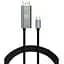 Кабель мультимедійний USB-C to DisplayPort 1.5m v1.4 8K60Hz PD 100W port Vinga (VCPVCCD1415PD) - мініатюра 1