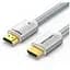 Кабель мультимедійний HDMI to HDMI 1.5m V2.1 8K 60Hz Silver Metal Type Vention (ALCIG) - мініатюра 1
