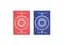 Карти гральні United States Playing Card Company Tally-Ho Circle Back Standard Index (red blue) (00009) - мініатюра 4