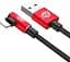 Кабель Baseus MVP Elbow Type Cable USB for IP 1.5 A 2 m Red (CALMVP-A09) - мініатюра 2