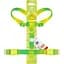 Шлея для собак Waudog Nylon Recycled анатомічна H-подібна з QR-паспортом градієнт розмір XL 2.5х60-100х68-100 см салатова - мініатюра 3