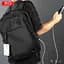 Рюкзак для ноутбука XO 17" CB02 black (CB02-17.black) - мініатюра 5