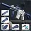 Водяний автомат електричний акумуляторний Water Gun M416 - мініатюра 8