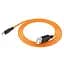 USB Cable Hoco X21 Silicone MicroUSB Black/Orange 1m - мініатюра 2