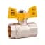 Кран кульовий для газу прямий SD Plus 3/4" ВВ PN40 (БГГ) SD602NG20PN40 - мініатюра 1