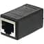Адаптер соединитель RJ45 to RJ45 черный - миниатюра 1