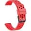 Ремінець для Garmin Venu Venu Sq Venu Sq 2 Venu 2 Plus - червоний ширина кріплення 20мм силікон Watchbands double (W39-5WB55067521) - мініатюра 1
