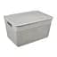 Кошик з кришкою Stars Plast бежевий 12 л (94256/беж) - мініатюра 1