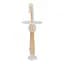 Силиконовая зубная щетка Mumlove MGZ-0707(Peach) с ограничителем - миниатюра 2