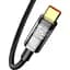 Кабель Baseus Explorer Series Auto Power-Off Cable USB to Type-C 100W 1m CATS000201 - миниатюра 2