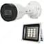 Комплект: IP-відеокамера Dahua 4 Мп DH-IPC-HFW1431S1P-S4 (2.8мм) + ІЧ-прожектор Lightwell LW12-100IR60-220 - мініатюра 1